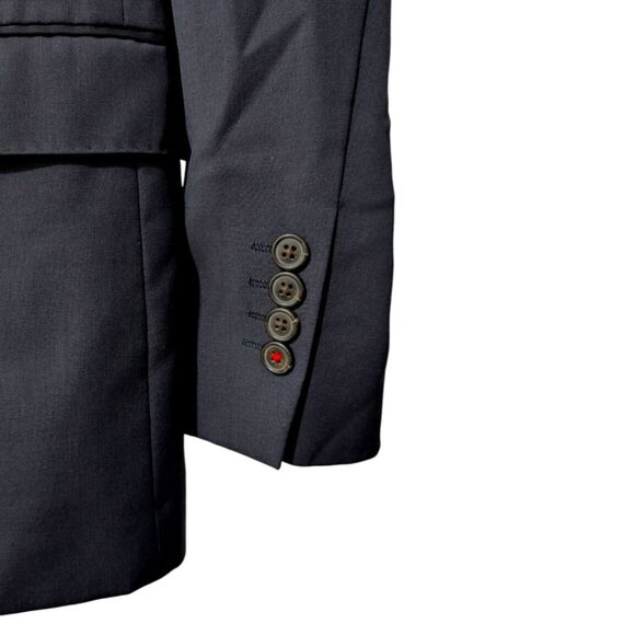 Brooks Brothers Red Fleece Marzotto Tessuto Navy Wool Blazer Jacket Men's 38S - Picture 6 of 13